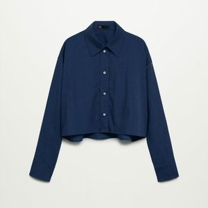 Mango cropped shirt